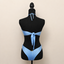 Blue Rose Bikini Set